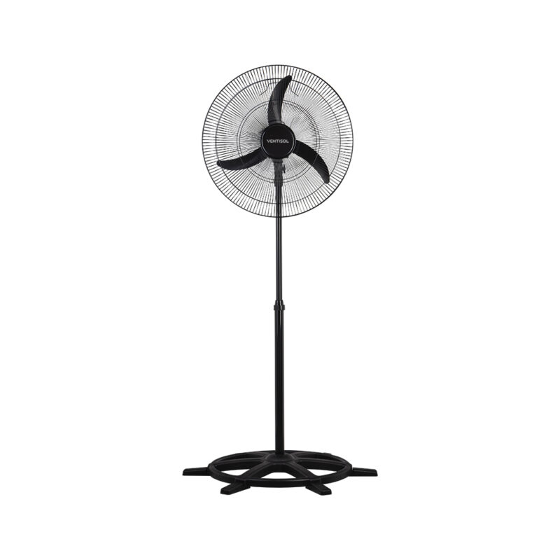 Ventilador de Coluna Preto Oscilante 60cm New Silencioso Ventisol